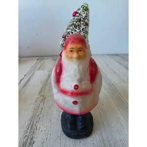 Bethany lowe elous? Paper mache Santa tree Xmas figurine decor unique